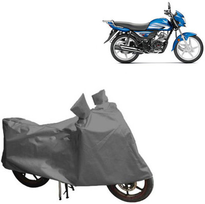 MOTOWORLD Waterproof Two Wheeler Cover for Hero(CD 110 Dream, Grey)
