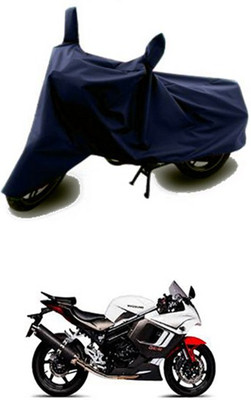 QualityBeast Two Wheeler Cover for Hyosung(Blue)