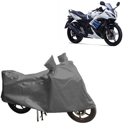 MOTOWORLD Waterproof Two Wheeler Cover for Yamaha(YZF R15 S, Grey)