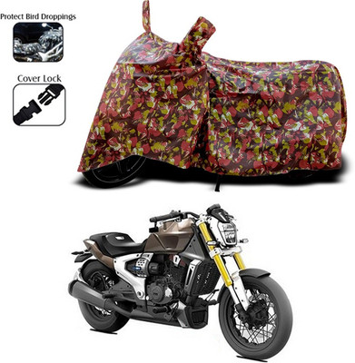 ANTHUB Two Wheeler Cover for TVS(Red)