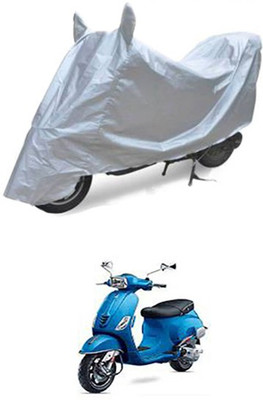 CoNNexXxionS Two Wheeler Cover for Universal For Bike(Vespa SXL, Silver)