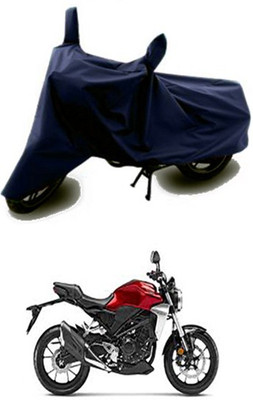 QualityBeast Two Wheeler Cover for Honda(Blue)