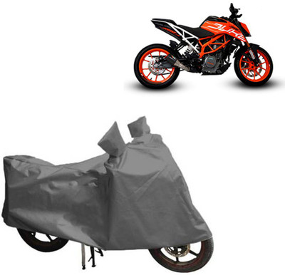 RPSENTTERPR Waterproof Two Wheeler Cover for KTM(Duke 390, Grey)