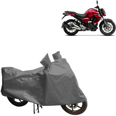 MOTOWORLD Waterproof Two Wheeler Cover for Yamaha(FZ-S, Grey)