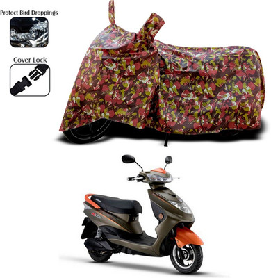 ANTHUB Two Wheeler Cover for Okinawa(Red)