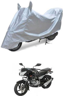 QualityBeast Two Wheeler Cover for Bajaj(Pulsar 135 LS DTS-i, Silver)