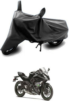 QualityBeast Two Wheeler Cover for Kawasaki(Grey)