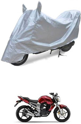 QualityBeast Two Wheeler Cover for Yamaha(FZ16, Silver)