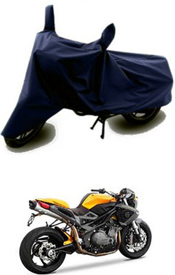 QualityBeast Two Wheeler Cover for DSK Benelli(Blue)