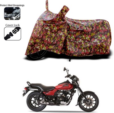 ANTHUB Two Wheeler Cover for Bajaj(Red)