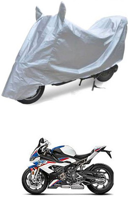 QualityBeast Two Wheeler Cover for BMW(Silver)