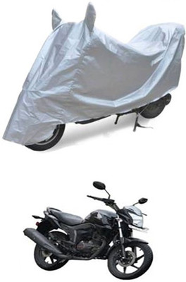 QualityBeast Two Wheeler Cover for Honda(Trigger, Silver)