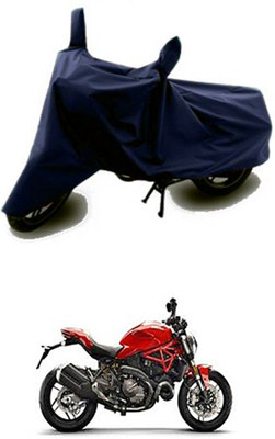 QualityBeast Two Wheeler Cover for Ducati(Monster 821, Blue)
