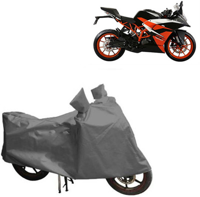 RPSENTTERPR Waterproof Two Wheeler Cover for KTM(RC 390, Grey)