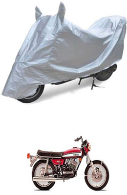 QualityBeast Two Wheeler Cover for Yamaha(RD 350, Silver)
