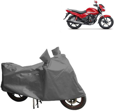 MOTOWORLD Waterproof Two Wheeler Cover for Hero(Achiever, Grey)