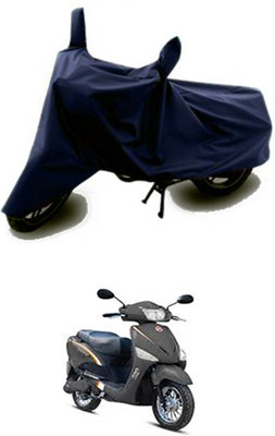 QualityBeast Two Wheeler Cover for Hero(Electric Optima, Blue)