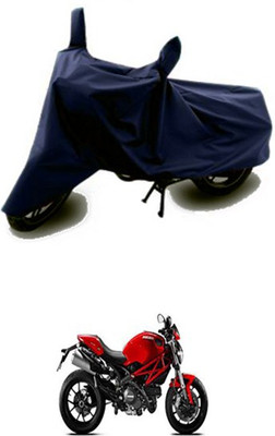 QualityBeast Two Wheeler Cover for Ducati(Blue)