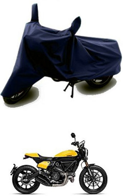 QualityBeast Two Wheeler Cover for Ducati(Blue)