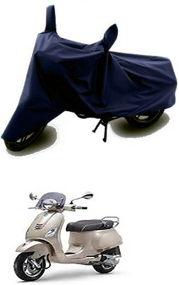 QualityBeast Two Wheeler Cover for Piaggio(Blue)