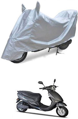 QualityBeast Two Wheeler Cover for Avon(Silver)