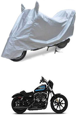 QualityBeast Two Wheeler Cover for Harley Davidson(Silver)