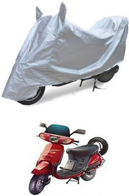 QualityBeast Two Wheeler Cover for Kinetic(Silver)