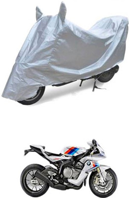 QualityBeast Two Wheeler Cover for BMW(Silver)