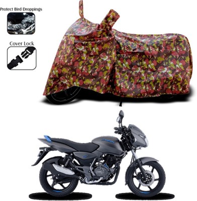 SEBONGO Waterproof Two Wheeler Cover for Bajaj(Pulsar 125, Multicolor)