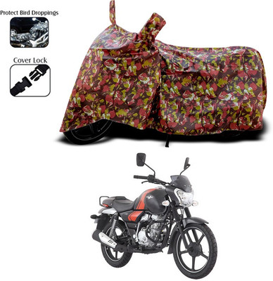 ANTHUB Two Wheeler Cover for Bajaj(Red)