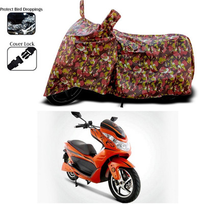 ANTHUB Two Wheeler Cover for Okinawa(Red)