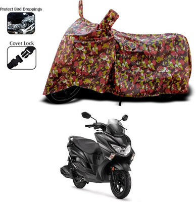 SEBOMJO Two Wheeler Cover for Suzuki(Multicolor)