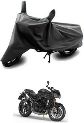 QualityBeast Two Wheeler Cover for Triumph(Grey)