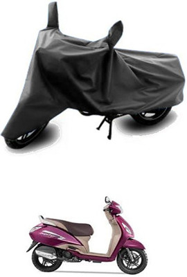 QualityBeast Two Wheeler Cover for TVS(Jupiter, Grey)