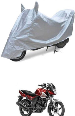 QualityBeast Two Wheeler Cover for Yamaha(Silver)