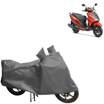 MOTOWORLD Waterproof Two Wheeler Cover for Honda(Grazia, Grey)