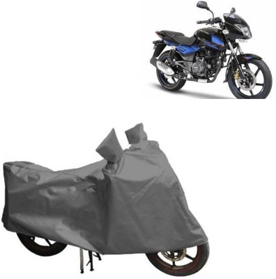 Motoworld Waterproof Two Wheeler Cover for Bajaj(Pulsar 150 DTS-i, Grey)