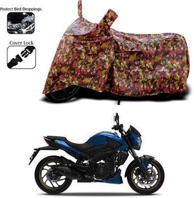 ANTHUB Waterproof Two Wheeler Cover for Bajaj(Red)