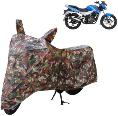 CARNEST Two Wheeler Cover for Bajaj(Discover 125 DTS-i, Multicolor)