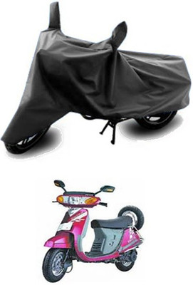 QualityBeast Two Wheeler Cover for Kinetic(Nova, Grey)