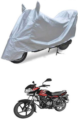QualityBeast Two Wheeler Cover for Bajaj(Silver)