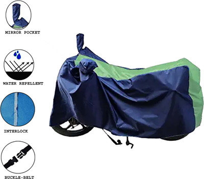 Easy-Life Waterproof Two Wheeler Cover for Bajaj(Avenger 180 Street, Blue, Green)