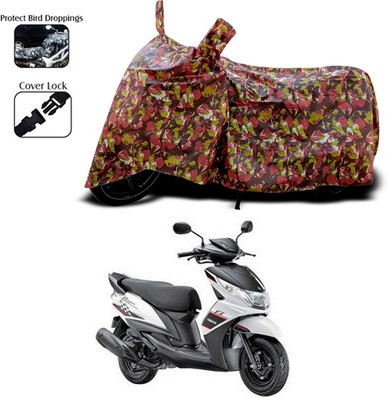 ANTHUB Two Wheeler Cover for Yamaha(Red)