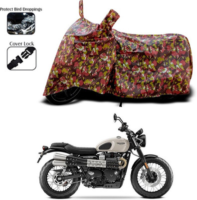 ANTHUB Two Wheeler Cover for Triumph(Red)