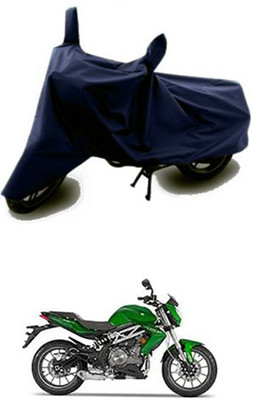 QualityBeast Two Wheeler Cover for DSK Benelli(Blue)