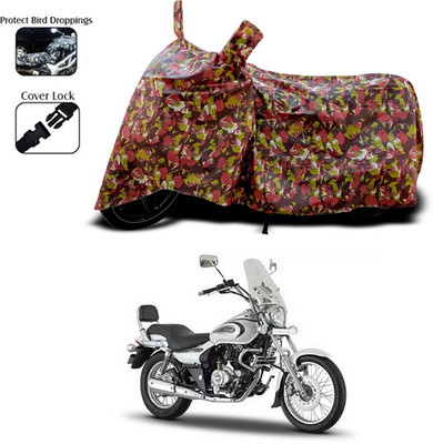 ANTHUB Two Wheeler Cover for Bajaj(Red)