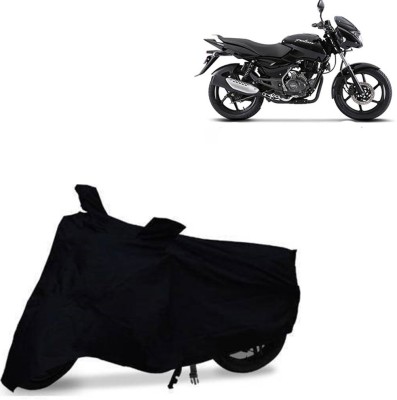 Motoworld Waterproof Two Wheeler Cover for Bajaj(Pulsar 150, Black)