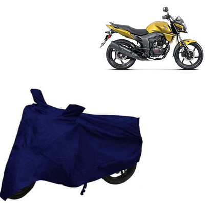 RPSENTTERPR Waterproof Two Wheeler Cover for Honda(CB Trigger, Blue)