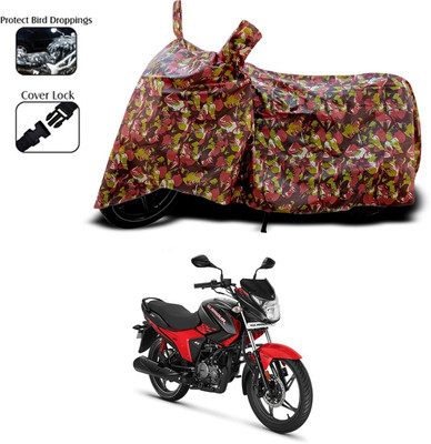 ANTHUB Two Wheeler Cover for Hero(Red)