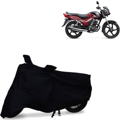 Mdstar Waterproof Two Wheeler Cover for TVS(Star City, Black)